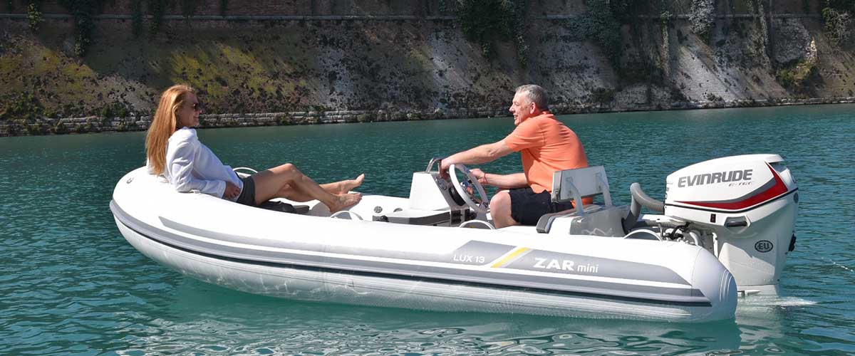 ZAR mini RIB 9 Inflatable Boat - Aluminium Tender Dinghy